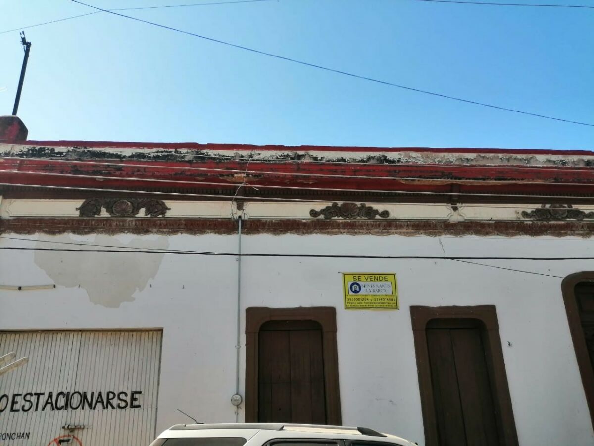 Casa antigua en el centro de La Barca, Jalisco.